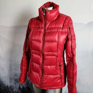 Calvin Klein Premium Packable Down Red Puffer Jacket | Women's Medium